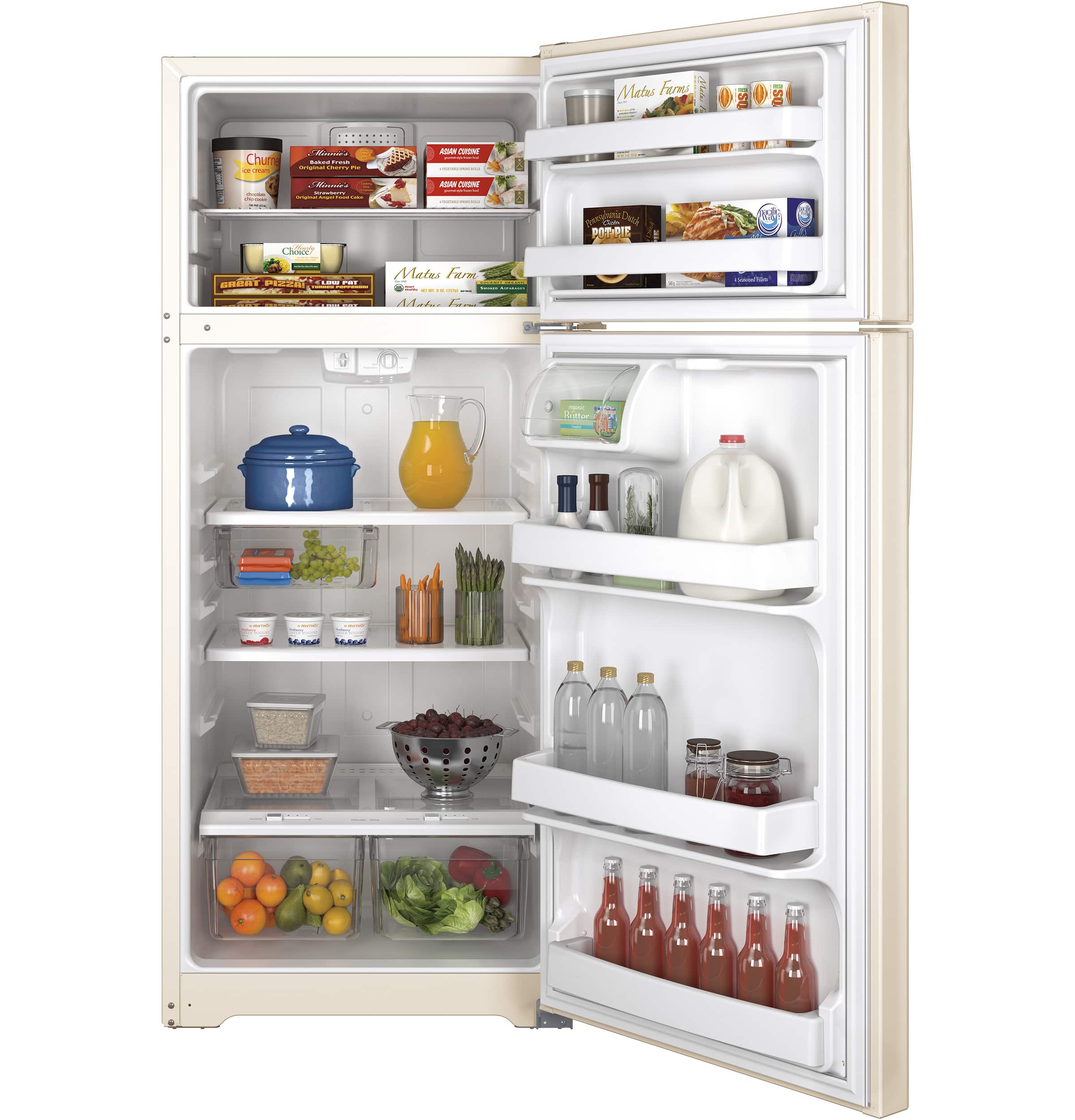 Customer Reviews GE 17.5 Cu. Ft. FrostFree TopFreezer Refrigerator