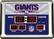 Front Standard. Team Sports America - New York Giants Scoreboard Alarm Clock.