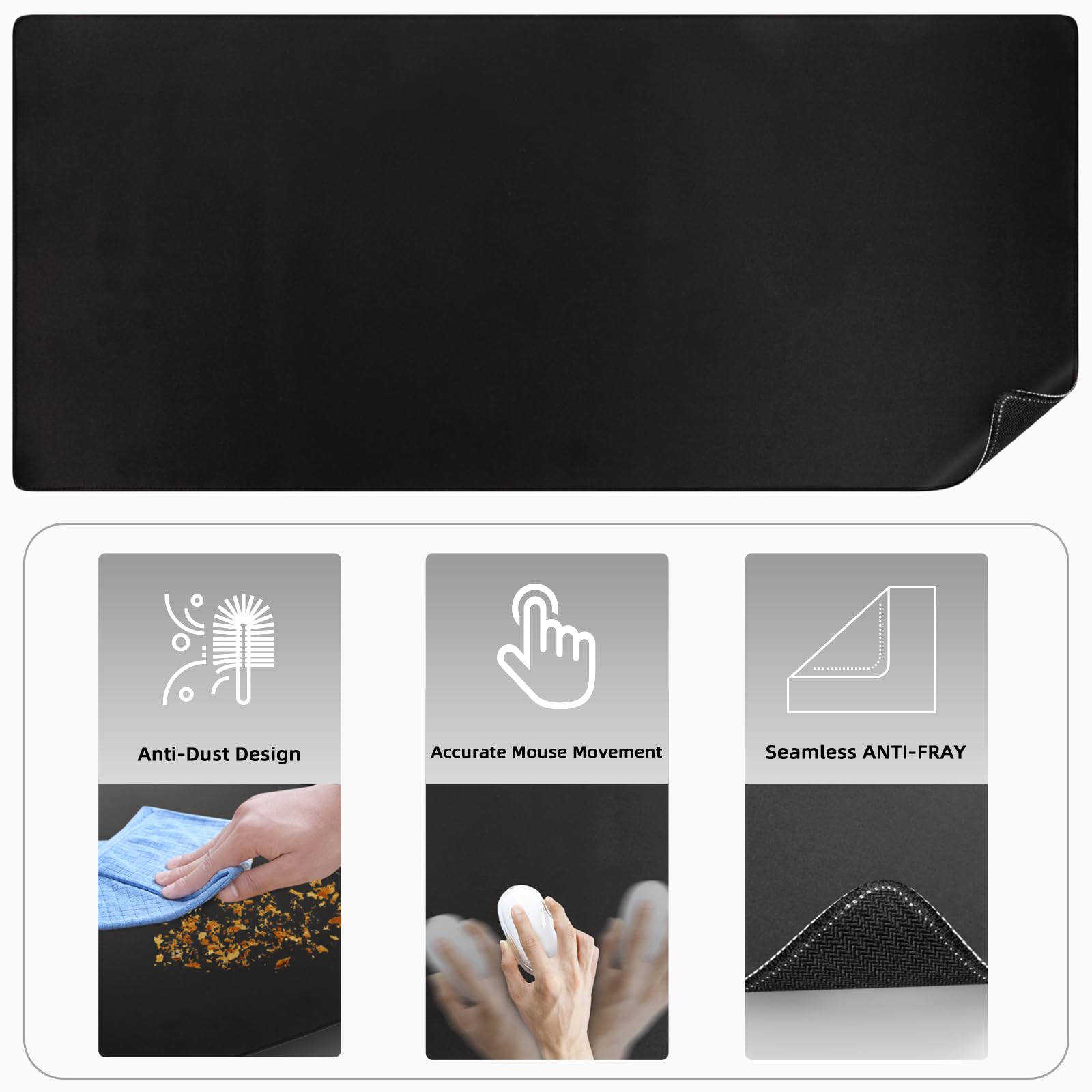 Anti-Dust Design  
Accurate Mouse Movement  
Seamless Anti-Fray