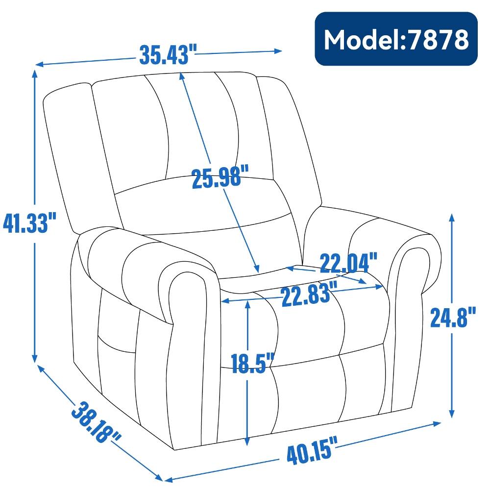Model: 7878

35.43"
41.33"
25.98" 22.04" 22.83"
24.8"
38.18"
18.5" 40.15"