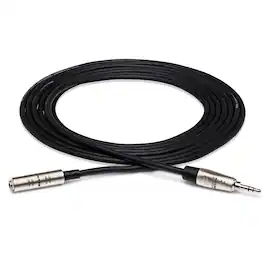 Hosa Technology - 25' REAN 3.5mm TRS Male to 3.5mm TRS Female Pro Headphones Extension Cable