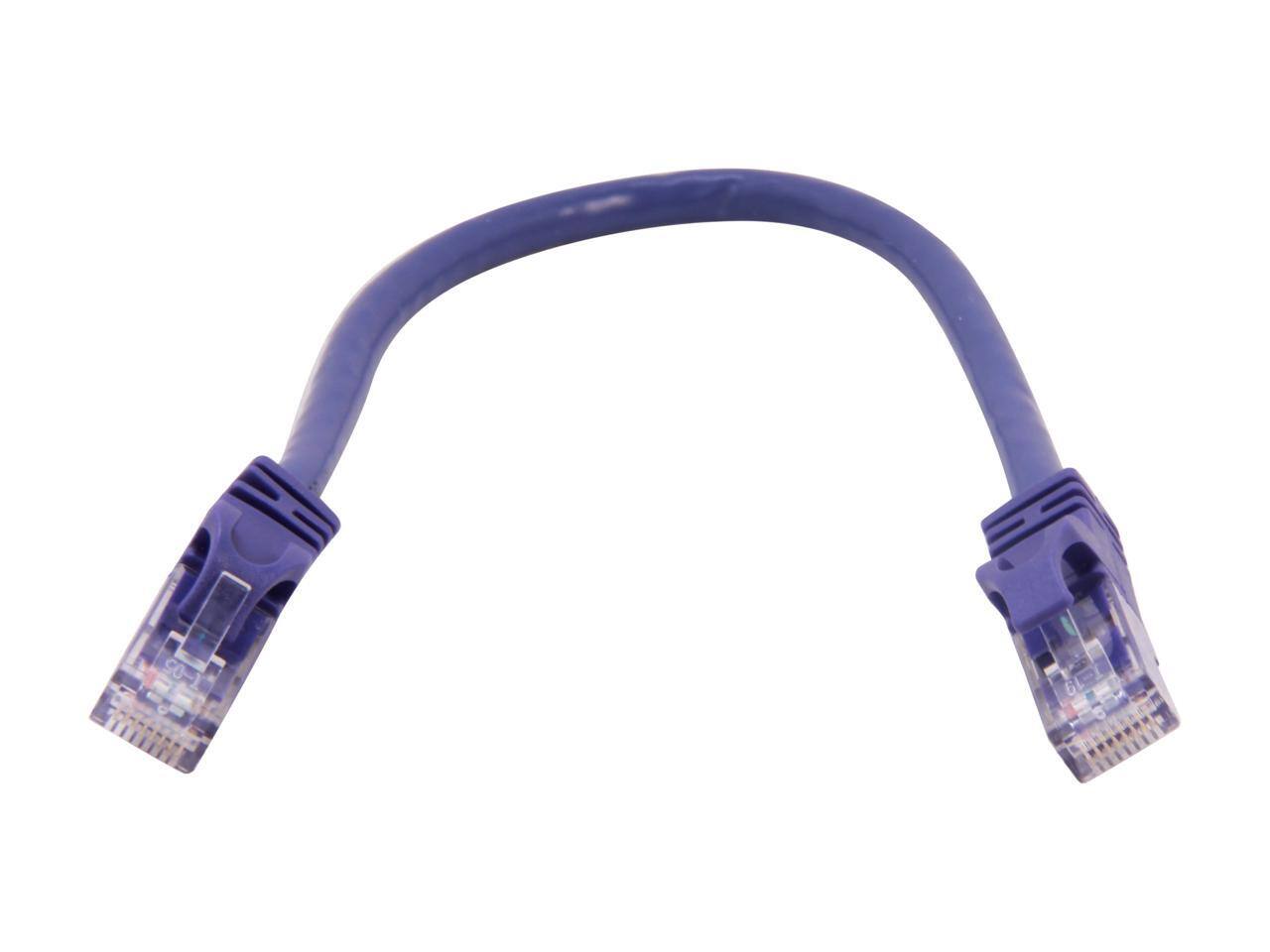 Alt View 1. Cables to Go - C2G 27800 Cat6 Cable - Snagless Unshielded Ethernet Network Patch Cable, Purple (1 Foot, 0.30 Meters).