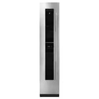 JennAir - 42-Bottle Left Swing Built-In Wine Column Refrigerator - Panel Ready - Front_Zoom