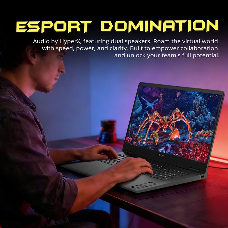 ESPORT DOMINATION

Audio by HyperX, featuring dual speakers. Roam the virtual world with speed, power, and clarity. Built to empower collaboration and unlock your team's full potential.