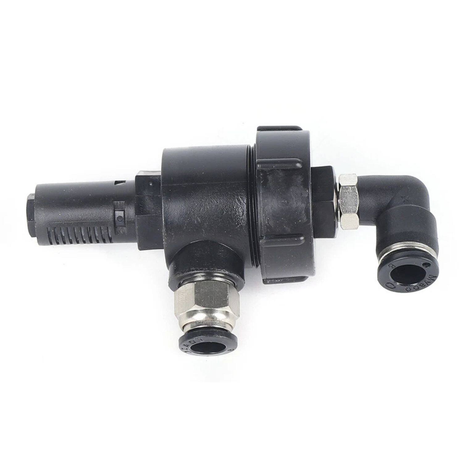 Left. Home Collection - Pneumatic Tire Changer Machine Quick Release Air Cylinder Valve with Connector.