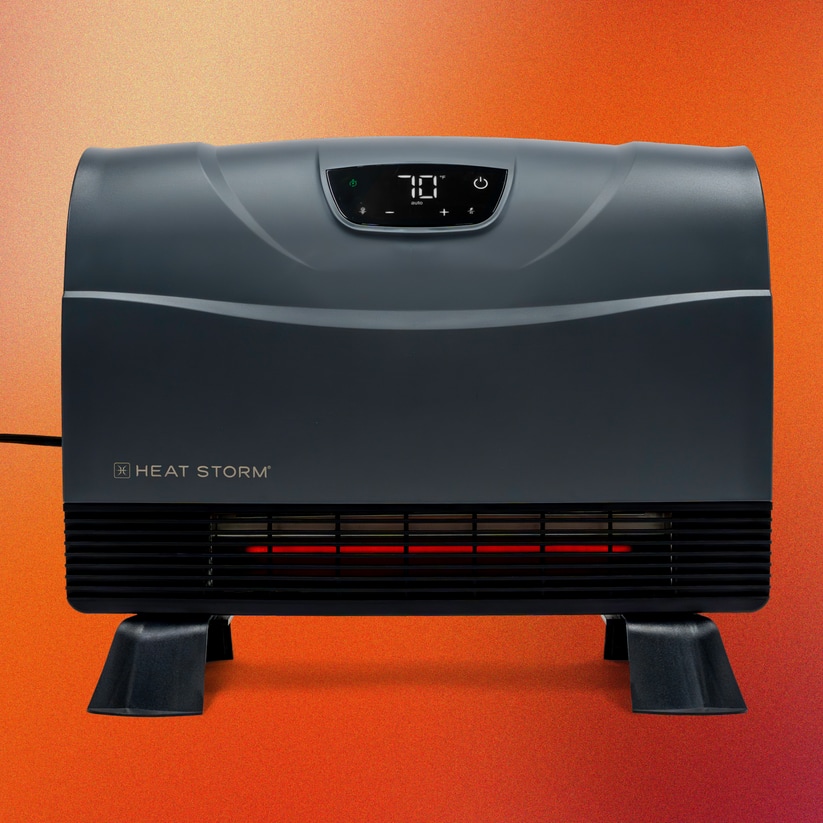 Heat Storm - 1500 Watt Infrared Wall or Portable Electric Heater  - Gray