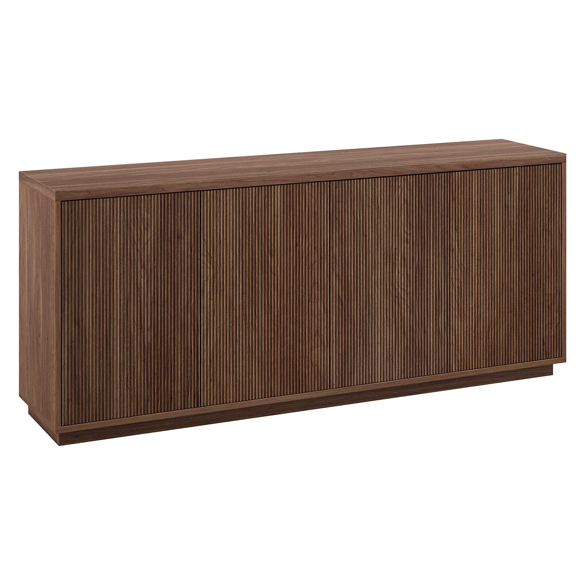 "Hudson&Canal - Alston 68"" Wide Rectangular Fluted Buffet Table - Brown" price history on PriceWatchPro