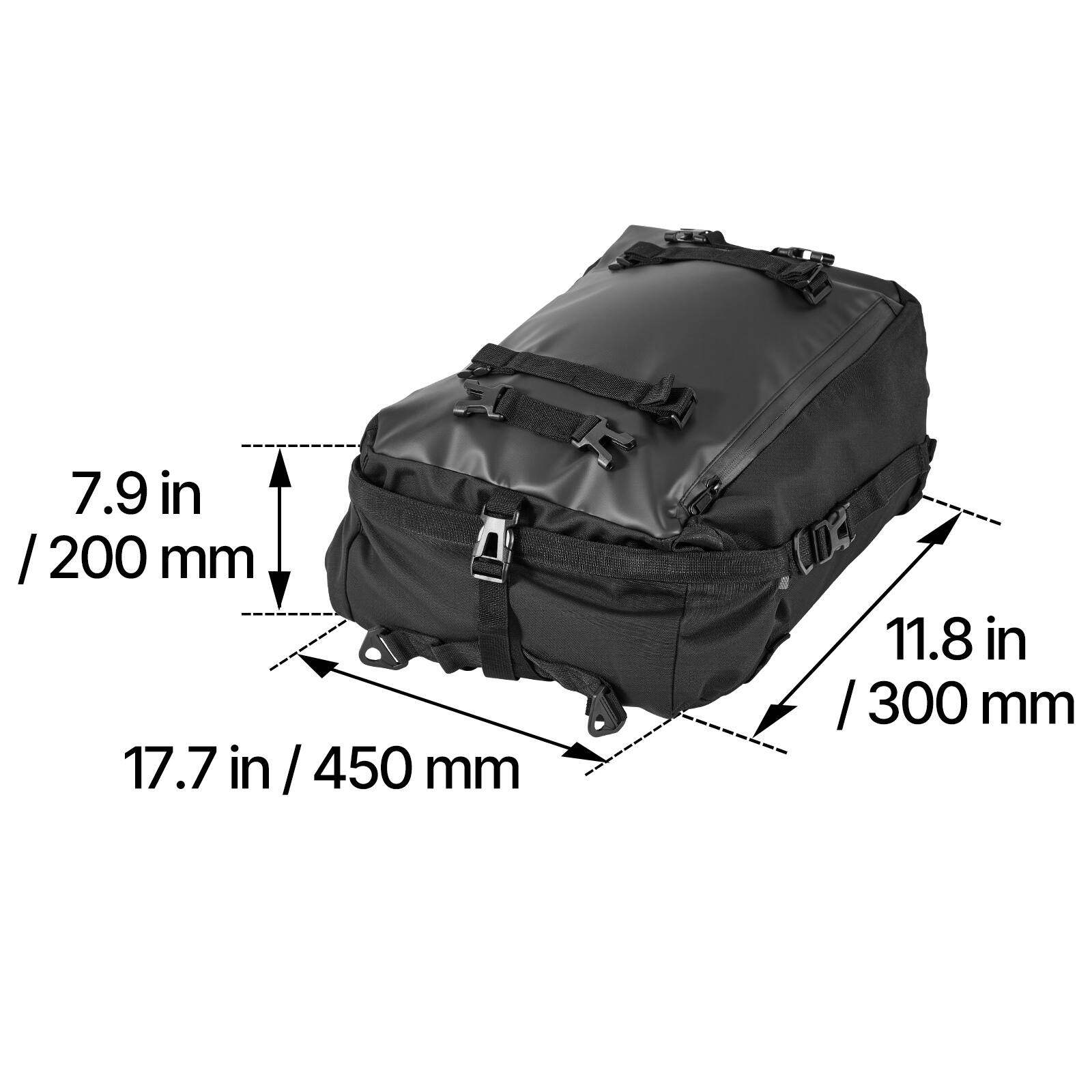 7.9 in / 200 mm  
17.7 in / 450 mm  
11.8 in / 300 mm