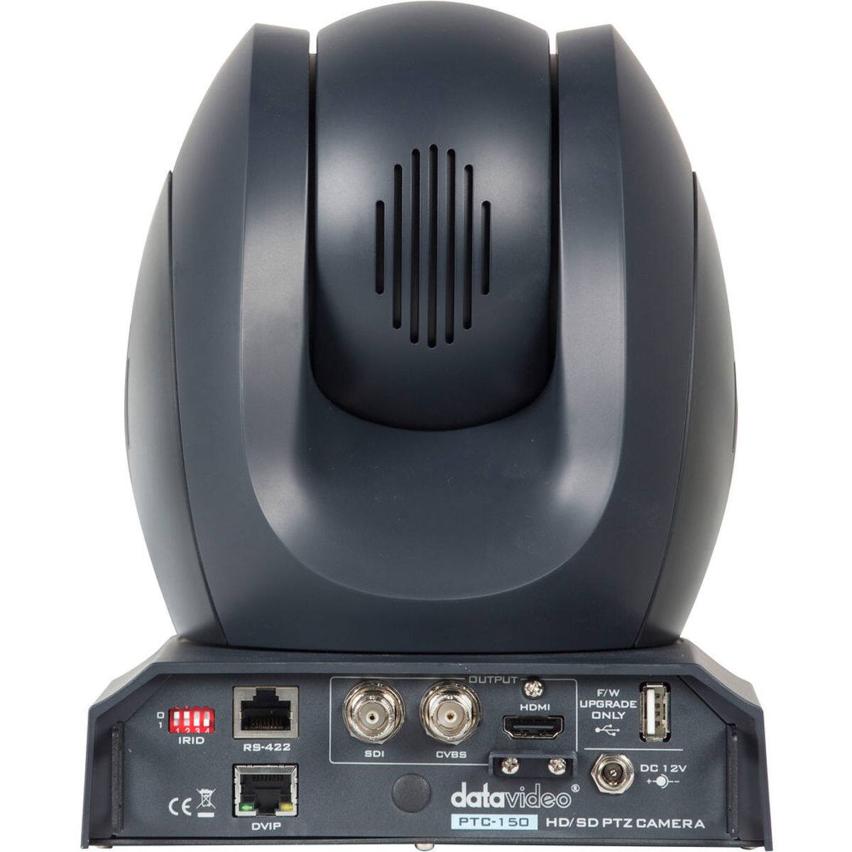 1 1O IRID CE RS-422 DVIP SDI OUTPUT F/W HDMI UPGRADE ONLY CVBS DC 1 2V datavideo PTC-1 50 HD/SD PTZ CAMERA