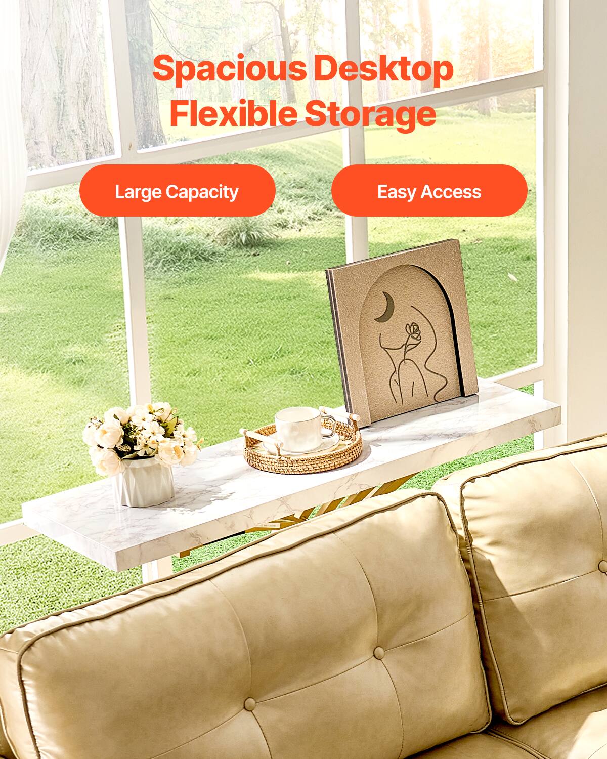 Spacious Desktop Flexible Storage

Large Capacity

Easy Access