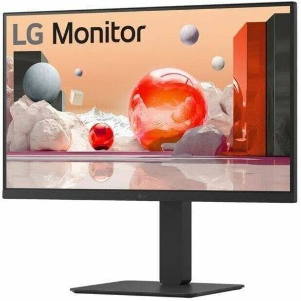 Alt View 1. LG - LG 27BA650-B 27" Class Full HD LCD Monitor - 16:9 - Matte Black - 27" Viewable - In-plane Switching (IPS) Technology - Black.