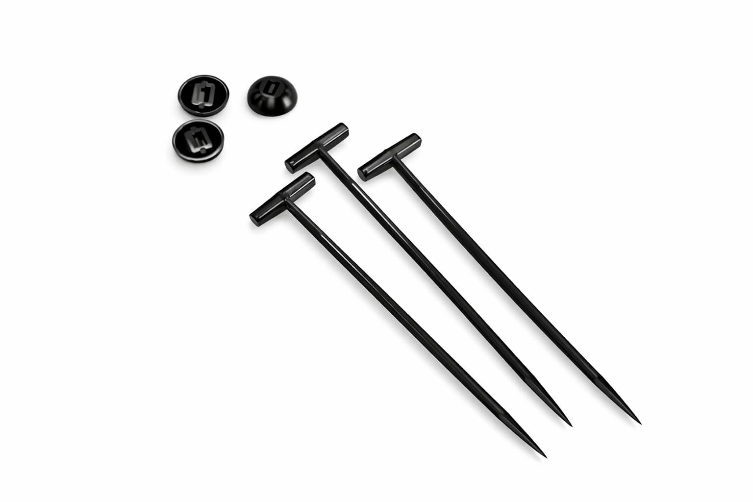 Grizzly Supply - 4” Universal Rivet Tie UV Nylon 100/bag - Black