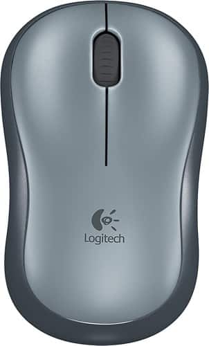 Logitech - M185 Wireless Optical Mouse - Gray-Front_Standard