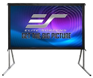 Elite Screens - YardMaster2 120" Outdoor Projector Screen - Silver - Front_Zoom