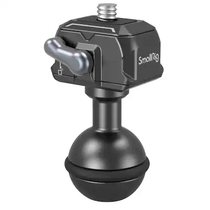 Front. Smallrig - SmallRig Drop-In HawkLock Mini Quick Release 1/4"-20 Ball Head.