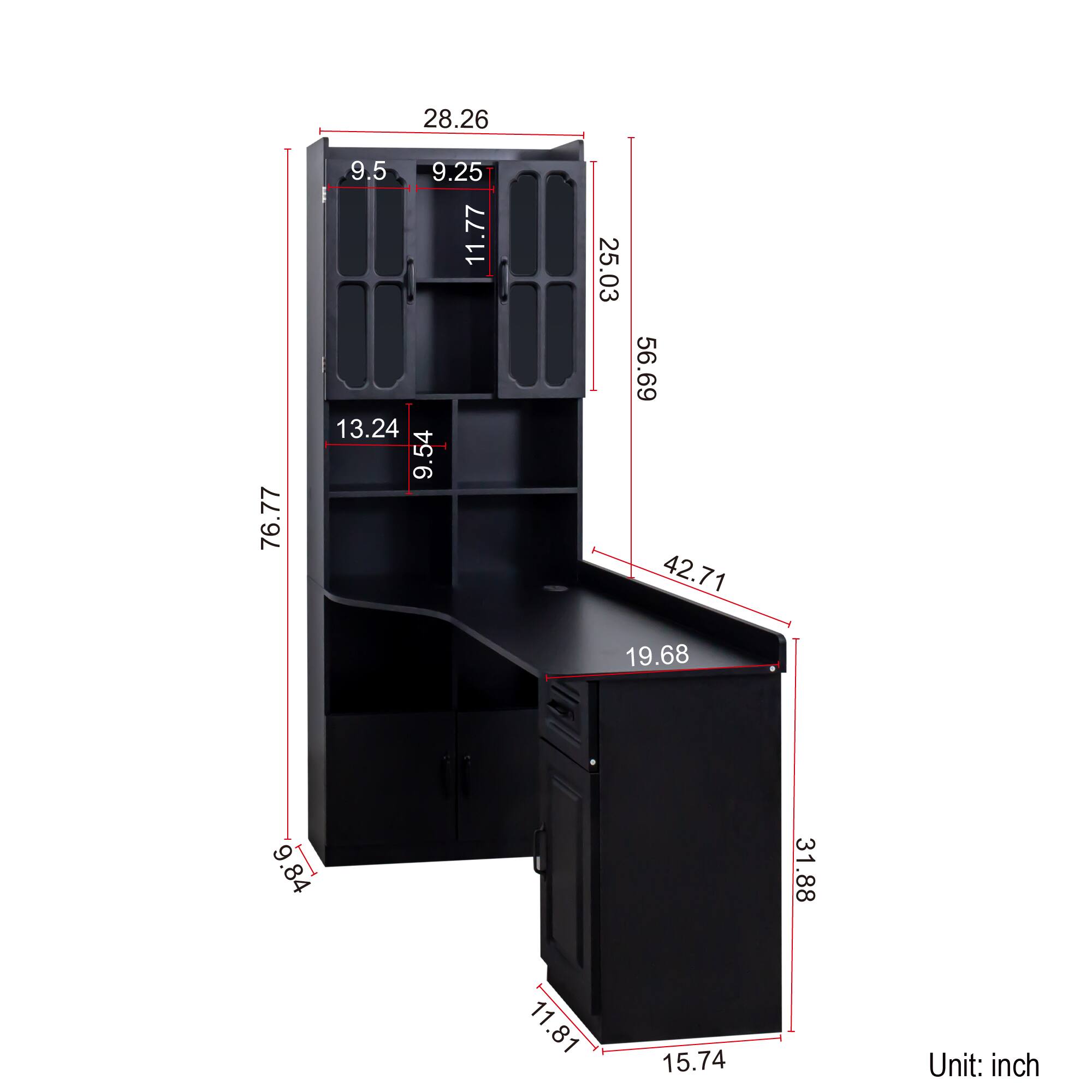 28.26  
9.5  
9.25  
11.77  
13.24  
9.54  
25.03  
56.69  
42.71  
19.68  
9.84  
31.88  
11.81  
15.74  
Unit: inch