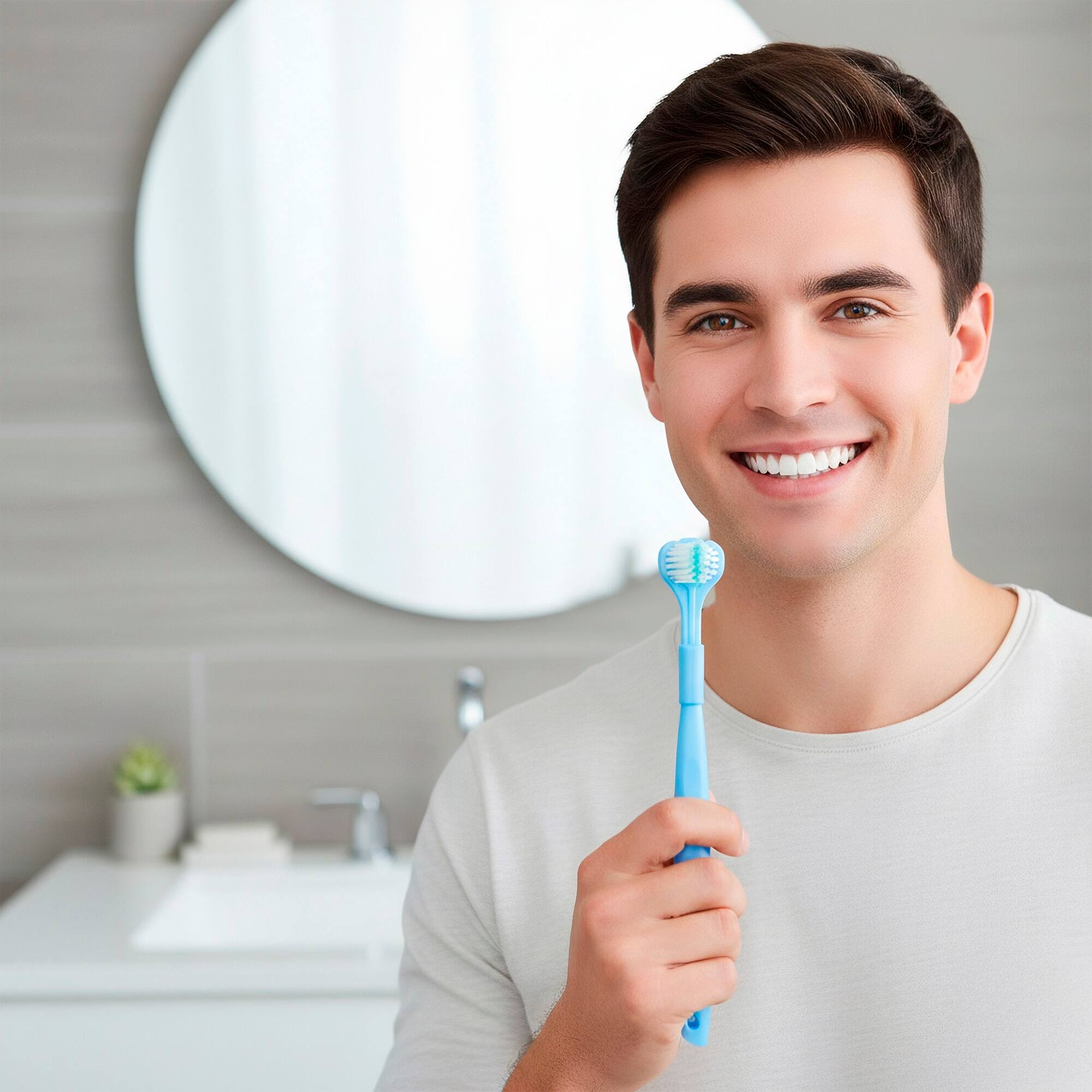 Back. Pursonic - 3D Advanced Tech 360° Full Coverage Toothbrush Set (4-Pack).