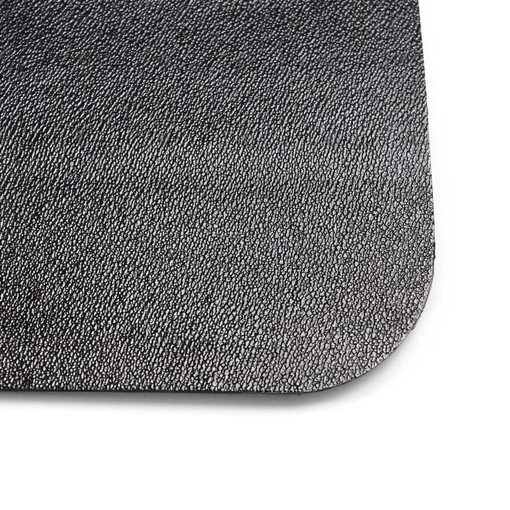 Floortex - Vinyl Lipped Chair Mat for Hard Floor - 45" x 53" - Black