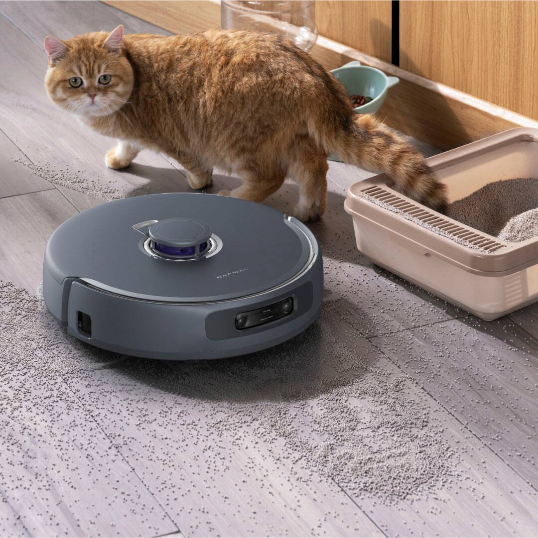 Alt View 12. Narwal - Freo Z Ultra Robot Vacuum - Grey.