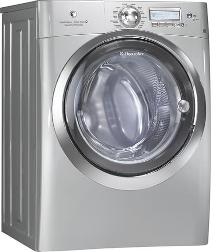 Angle Standard. Electrolux - 4.4 Cu. Ft. High-Efficiency Steam Washer - Silver Sands.