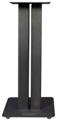 Bowers & Wilkins - STAV 24 S2 24" Speaker Stands (Pair) - Black - Front_Zoom