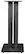 Front. Bowers & Wilkins - STAV 24 S2 24" Speaker Stands (Pair) - Black.