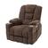 Front. Boyel Living - Large Power Lift Recliner Chair for Elderly with Heat, Massage, USB and Type-C Ports, Heavy Duty Wide Design - Brown.