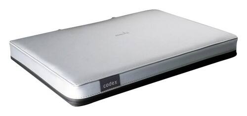 Front Standard. Moshi - Codex Case for 17" Apple® MacBook® Laptops - Silver.