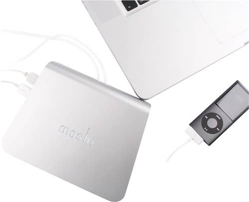 Best Buy: Moshi Ilynx 4-port Usb 2.0 2-port Firewire Hub 8059318