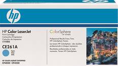 Front. HP - CE261A High-Yield Toner Cartridge - Cyan.