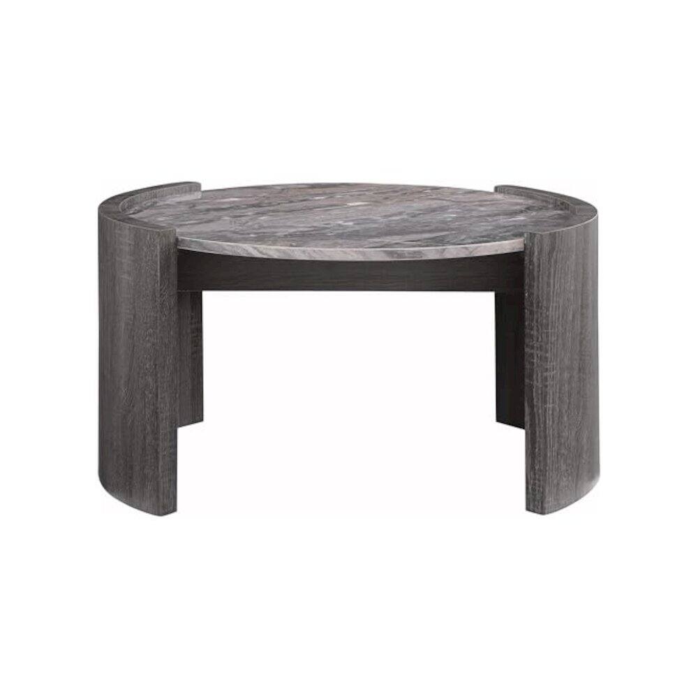 Alt View 1. Coaster Co. of America - Gladstone 2-piece Coffee and End Table Set Distressed Grey - Distressed Grey.
