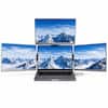 Front. INVZI - MagHub Quad 16″ Laptop Screen Extender – Portable Triple Monitor.