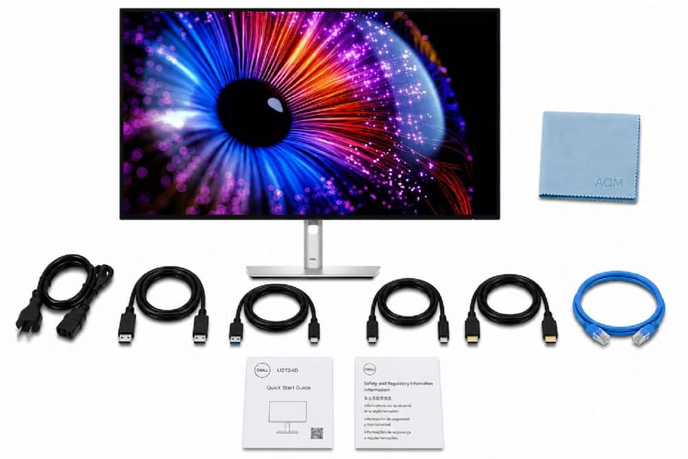 Bundle - Dell - UltraSharp U2724DE 27" Class WQHD LED Monitor - Thunderbolt 4