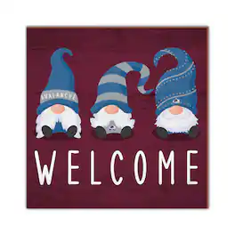 Fan Creations - Colorado Avalanche 10'' x 10'' Welcome Gnomes Sign - Multicolor