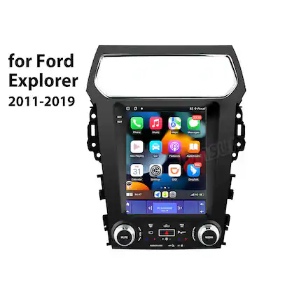 for Ford Explorer 2011-2019
- Phone
- Music
- Car Settings
- Maps
- Messages
- Podcasts
- Audiobooks
- Now Playing
- Calendar
- 31
- 23:28
- 682
- 14:47
- BT Connected
- MUTE
- MEDIA
- PA OFF
- MAX
- AC
- PASSENGER AIRBAG OFF
- OFF
- 40
- LAN
- PHAON
- METHA