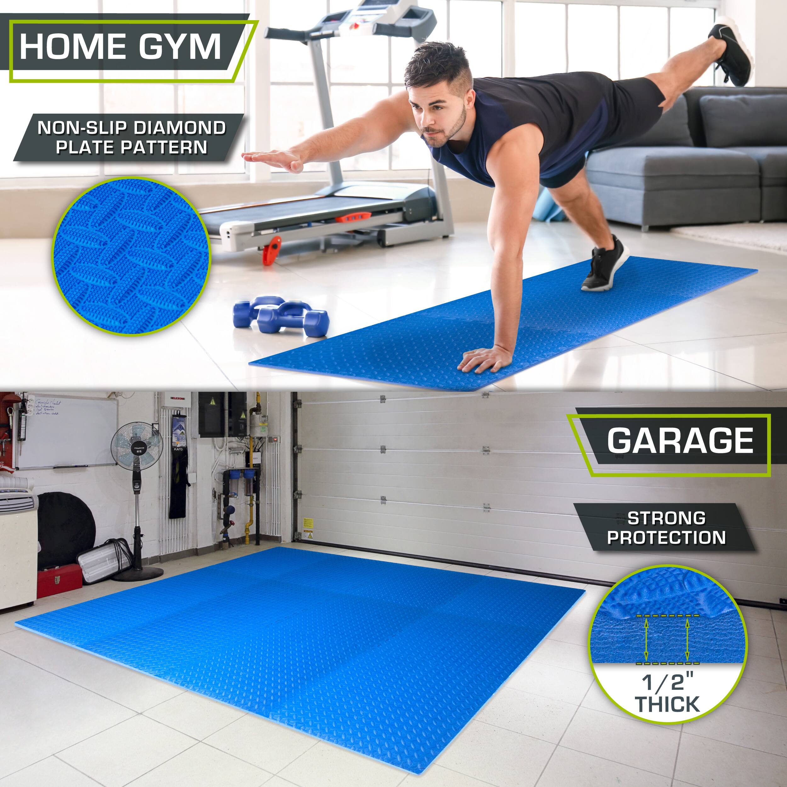 HOME GYM NON-SLIP DIAMOND PLATE PATTERN

GARAGE STRONG PROTECTION 1/2" THICK