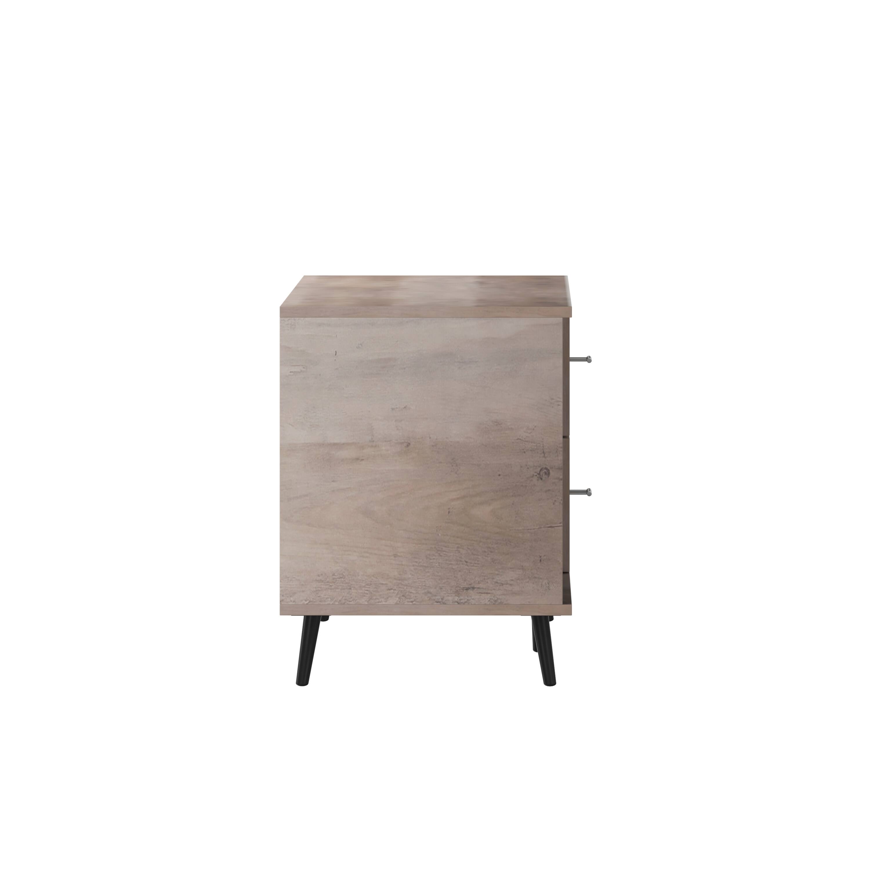 Alt View 8. Emma + Oliver - Galia Mid-Century Modern TV Stand with Drawers and Shelf - Walnut.