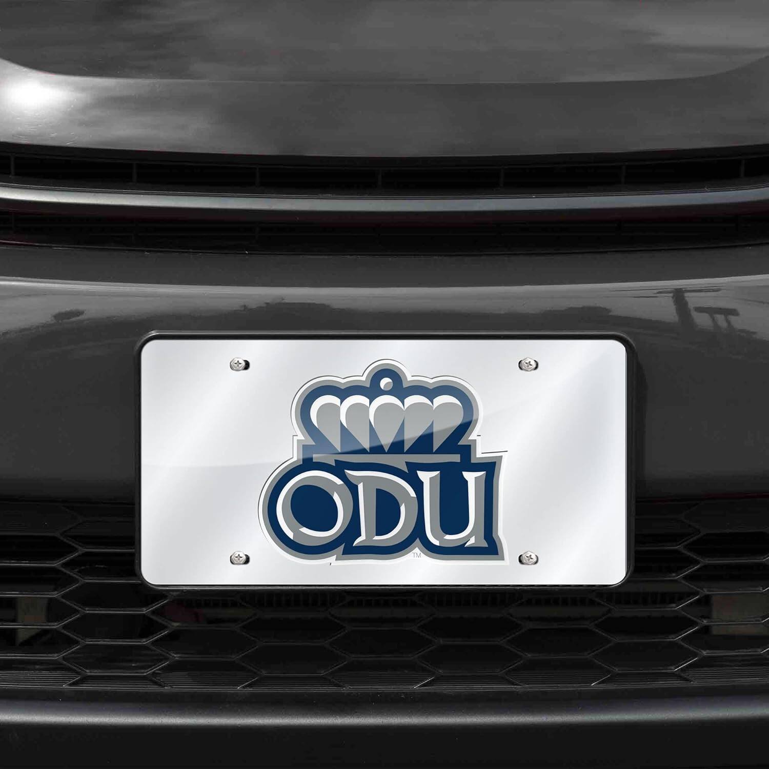 Alt View 4. Rico Industries - Old Dominion University Monarchs Acrylic License Plate Laser Tag - Multi.