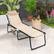 Alt View 1. Costway - 1 PC Patio Folding Chaise Lounge Chair Portable Sun Lounger with Adjustable Backrest - Beige.