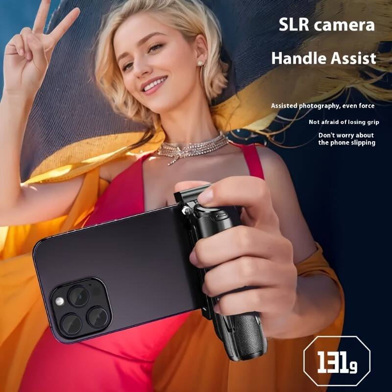 SLR camera  
Handle Assist  

Assisted photography, even force  
Not afraid of losing grip  
Don't worry about the phone slipping  

1319