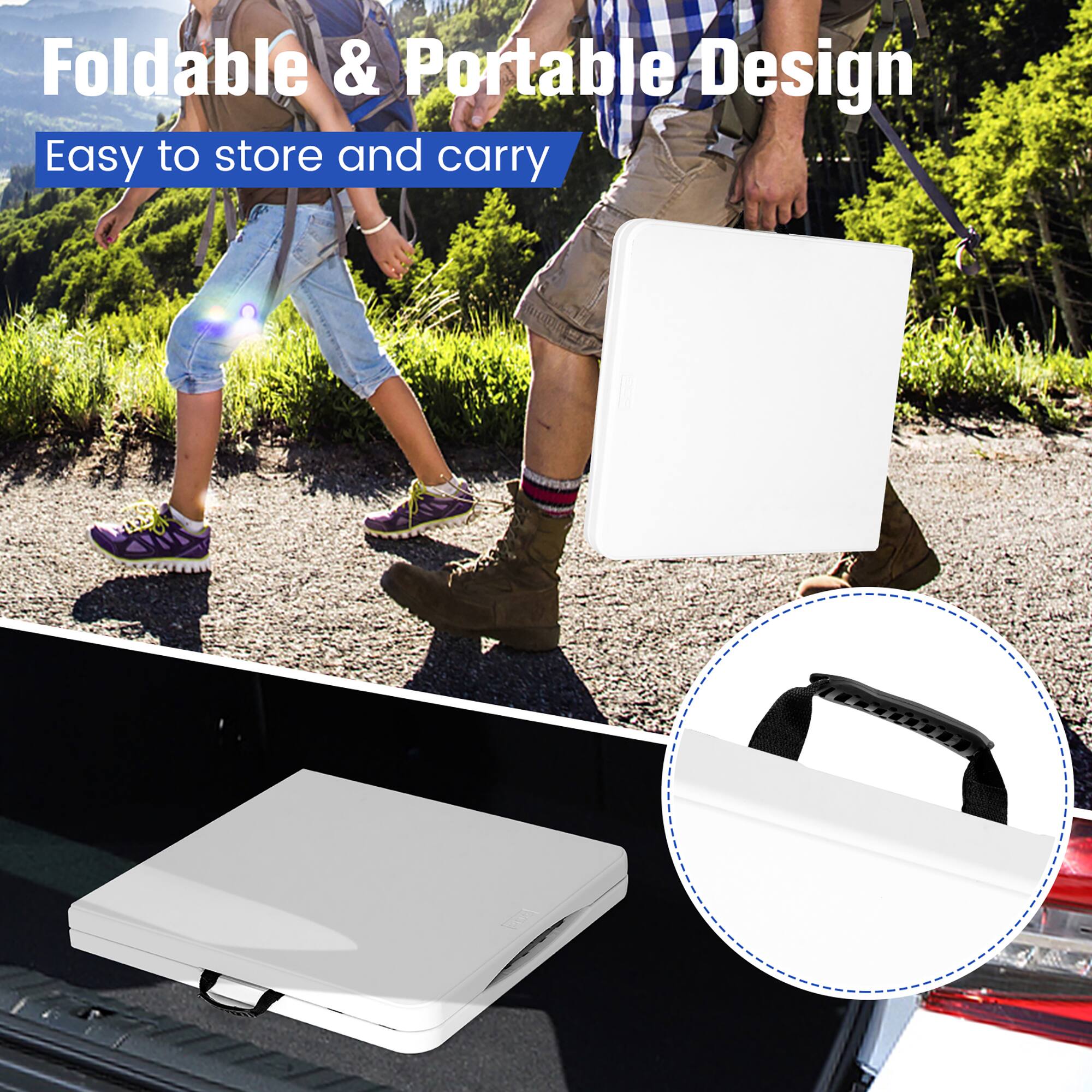 Foldable & Portable Design  
Easy to store and carry