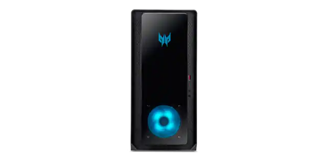Front. Acer - Predator Orion 3000 Gaming Desktop with Intel Core i7 RTX 4070 12GB RAM 1TB SSD WiFi 6 W11 - Black.