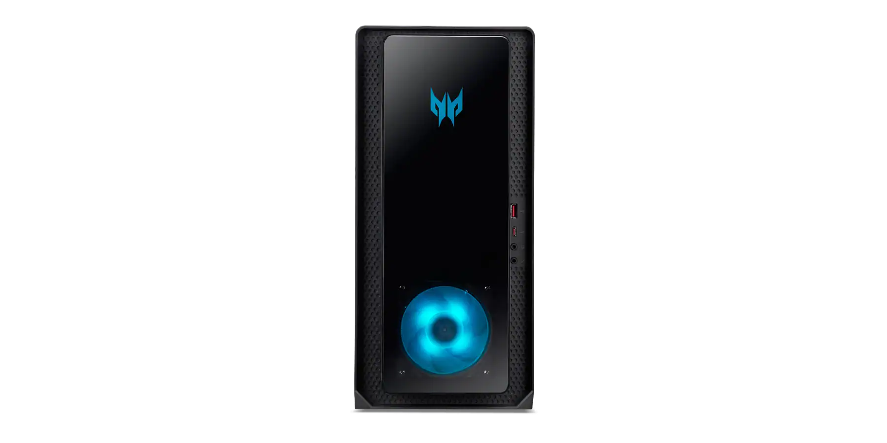 Front. Acer - Predator Orion 3000 Gaming Desktop with Intel Core i7 RTX 4070 12GB RAM 1TB SSD WiFi 6 W11 - Black.