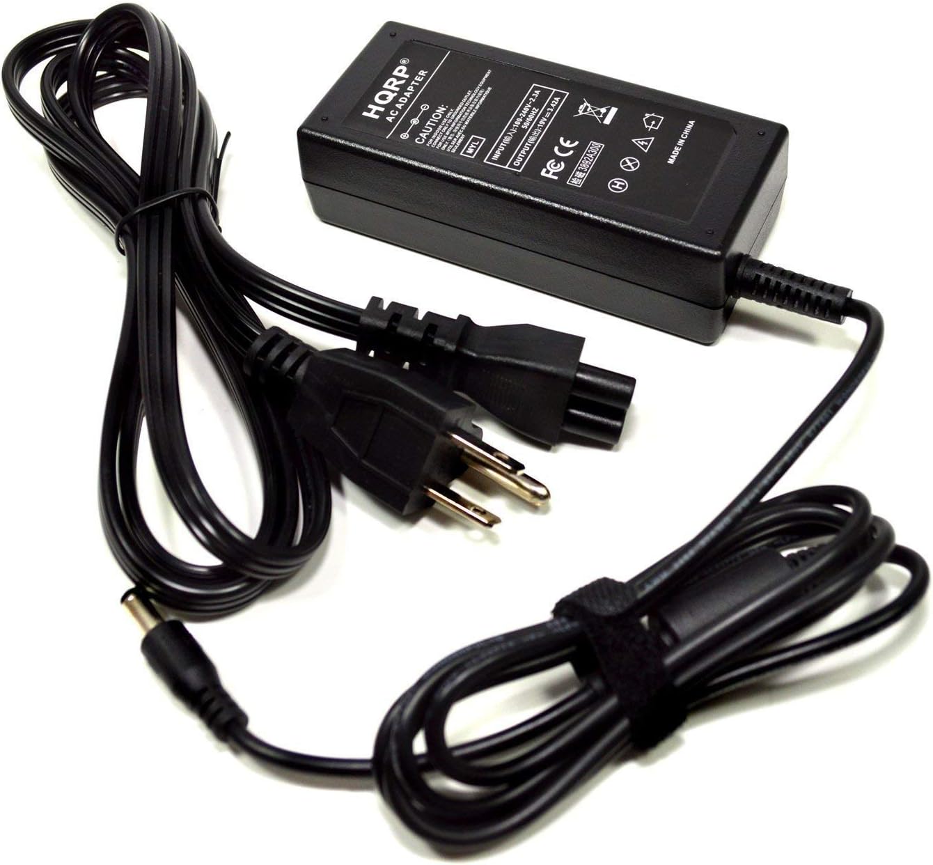 HQRP ADAPTER 1.3A

CAUTION: Wt SAm S

OUTPUT: 19V 1.5A

MADE IN CHINA

MODEL: NNO30YR