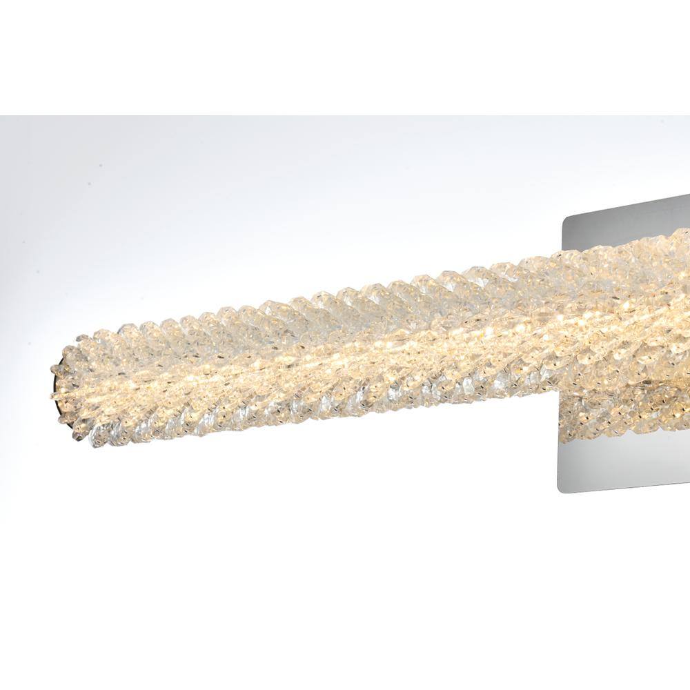 Alt View 7. Elegant Lighting - Bowen 30 inch Adjustable LED Wall Sconce in Chrome - Chrome.