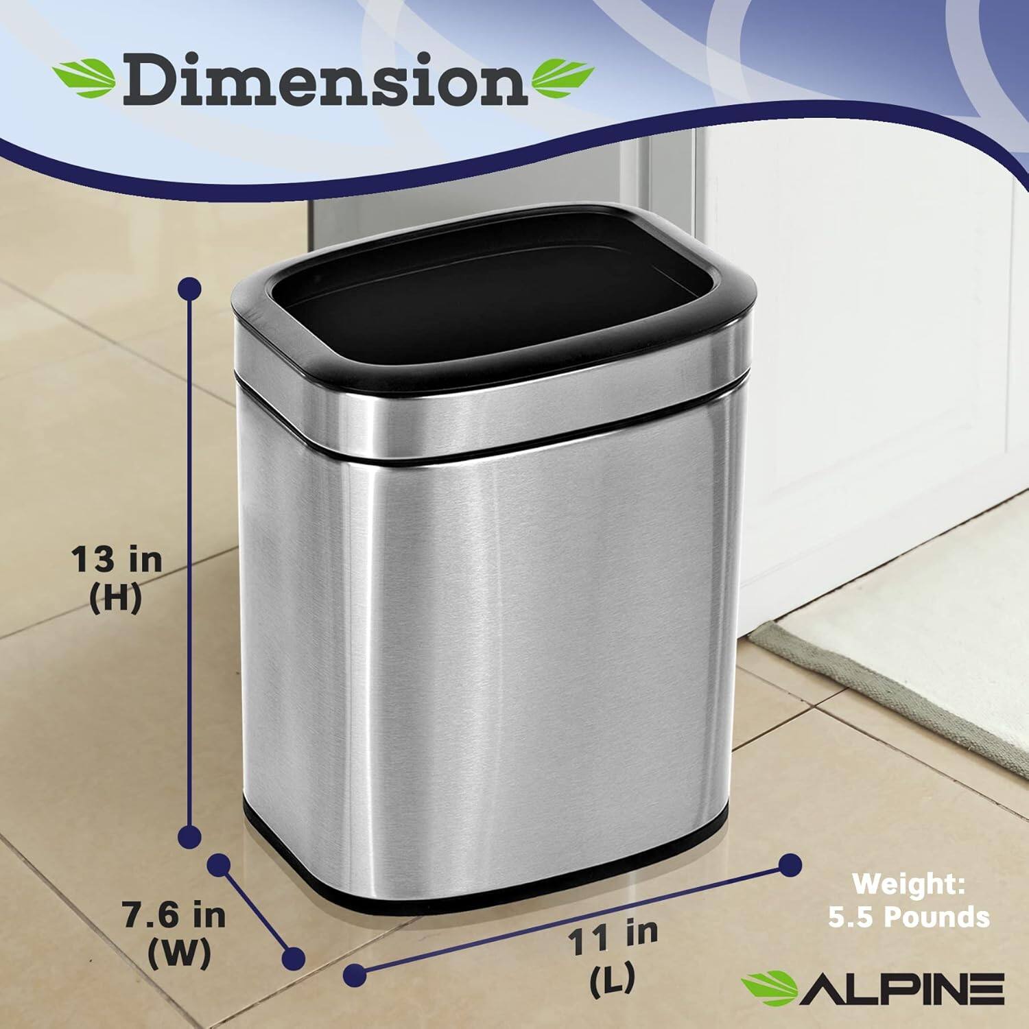 Dimension: 13 in (H) 7.6 in (W) 11 in (L)
Weight: 5.5 Pounds
ALPINE