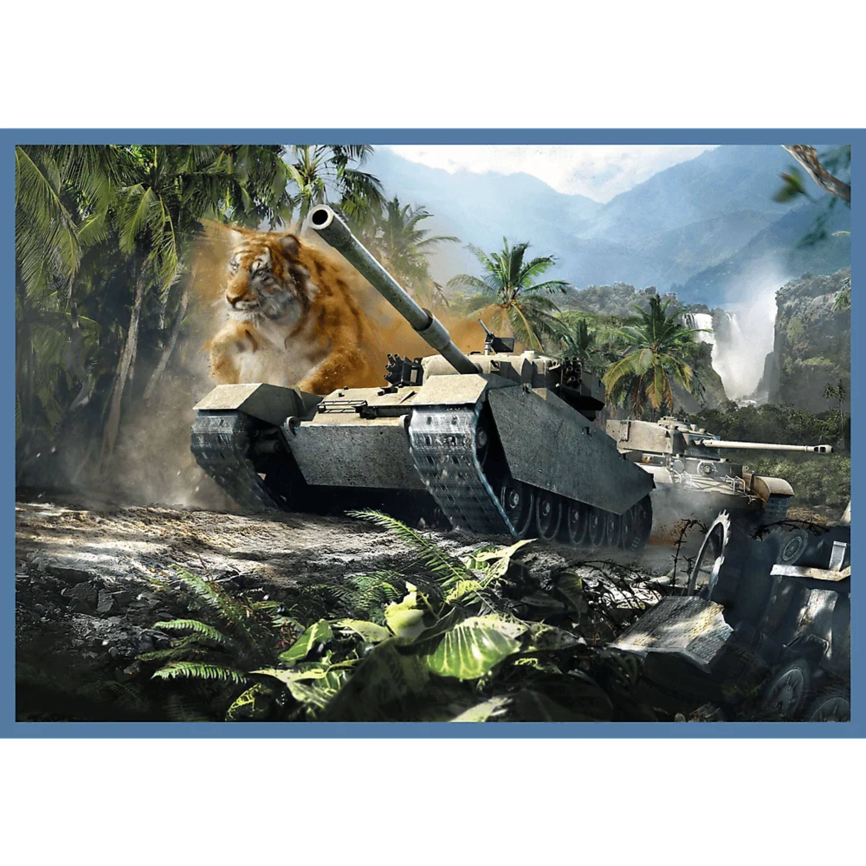 Alt View 3. Trefl - Trefl World of Tanks The Great Tank Battle 4x250 Piece Puzzle.