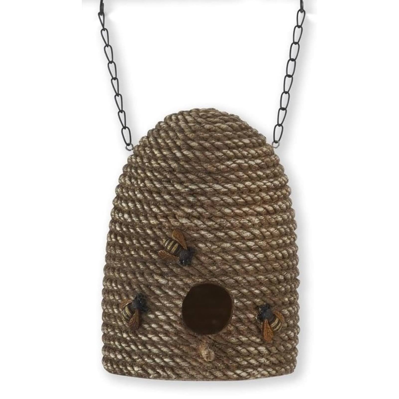 Front. K&K Interiors - K&K Interiors Beehive Birdhouse Arrow Replacement, 8.25-Inch, Resin - Arrow Sold Separately - Brown.