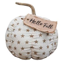 BreeBe - *Hello Fall Star Pumpkin - White