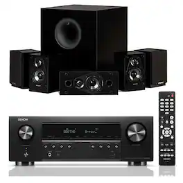 Energy - Take Classic 5.1 Channel Home Theater System + Denon AVR-S670H 75W 5.2-Channel 8K Network AV Receiver with HEOS